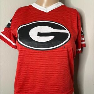 Red Crop Top with Logo